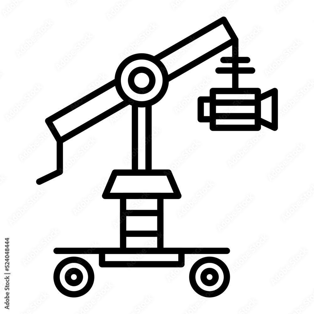Camera Crane icon design Camera Crane icon design