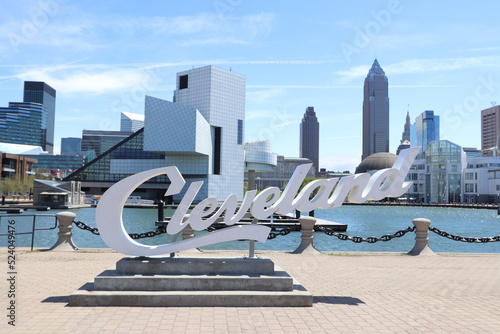 Cleveland City Sign, Ohio 