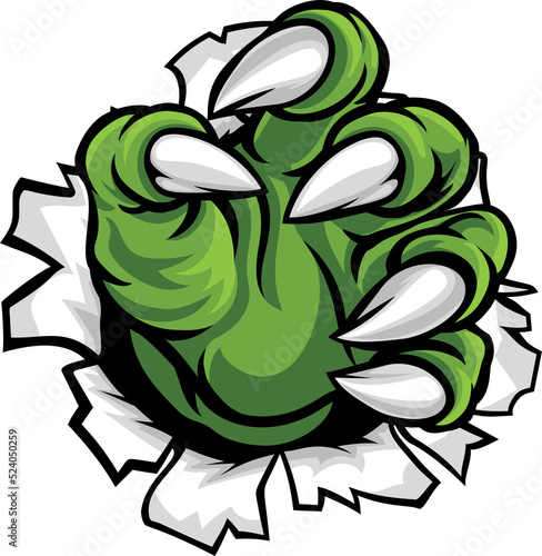 Monster Claw Ripping Throug...