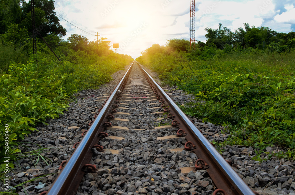 railway in the countryside