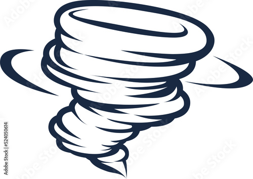Tornado Cyclone Hurricane Twister Icon