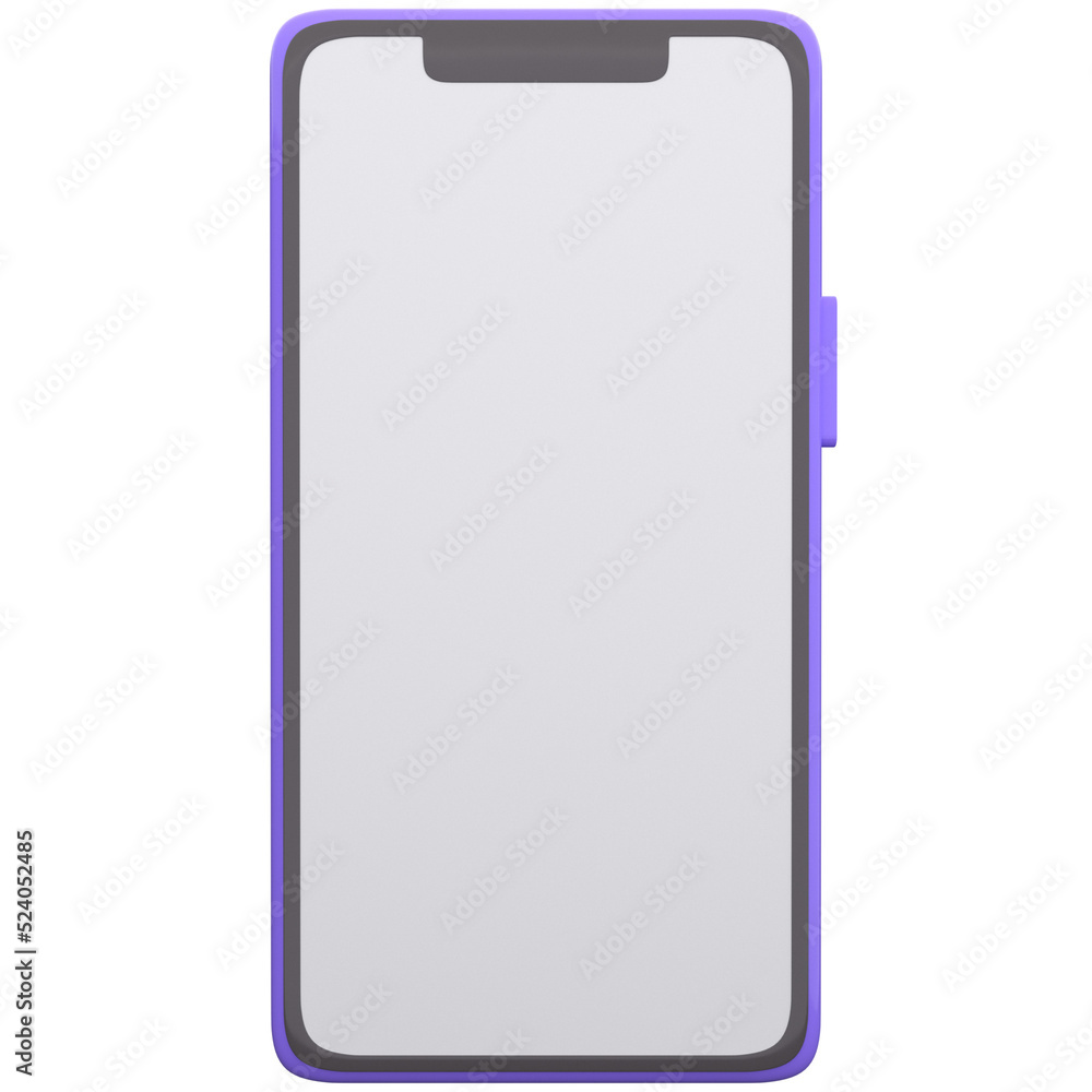 3d Smartphone icon, for UI, poster, banner, social media post. 3D rendering 3d Smartphone icon, for UI, poster, banner, social media post. 3D rendering