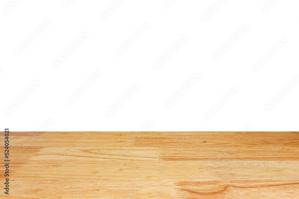 Brown wood pattern table top and floor texture with white background Brown wood pattern table top and floor texture with white background