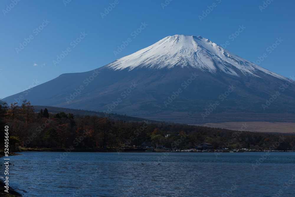 山中湖から富士山