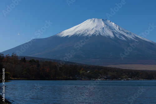 山中湖から富士山