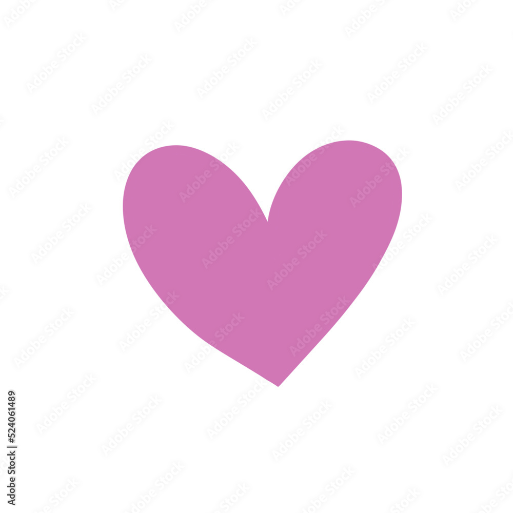 simple purple heart
