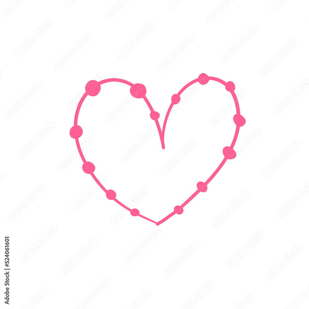 pink heart shape