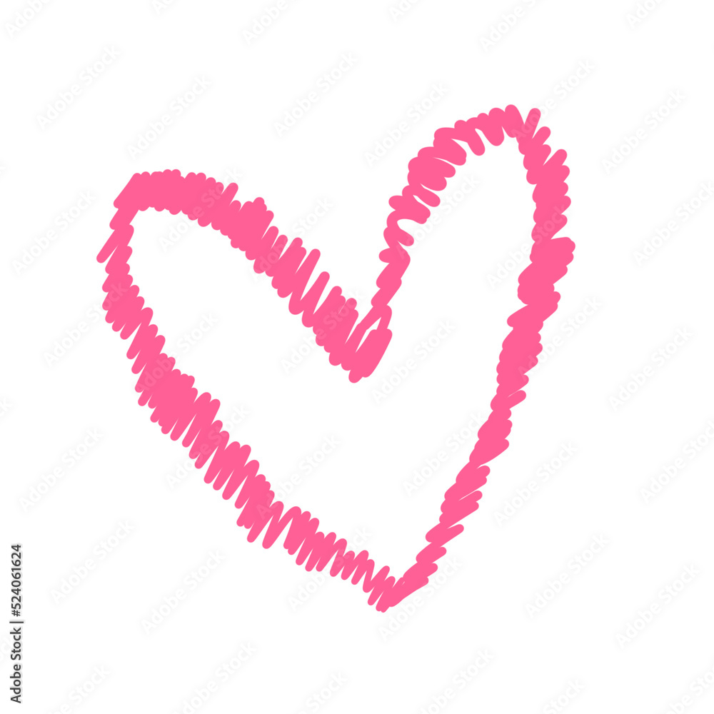 pink abstract heart