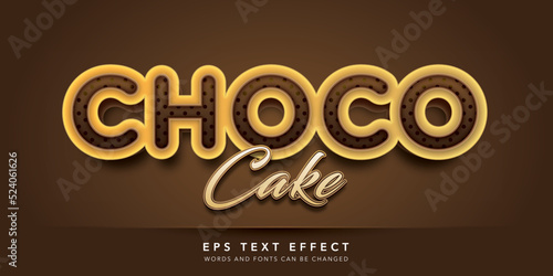 choco 3d editable text effect