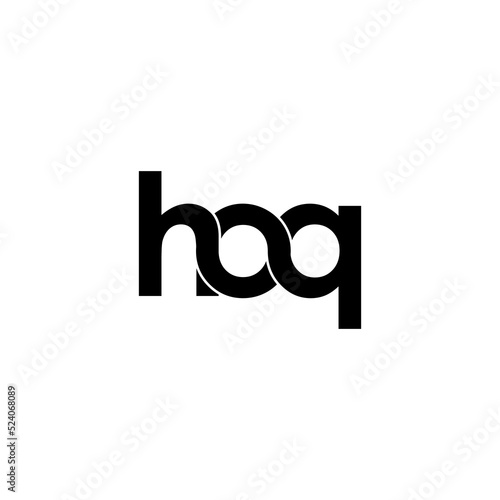 hoq letter original monogram logo design