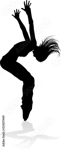 Street Dance Dancer Silhouette