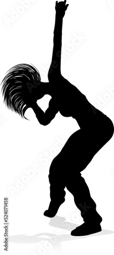 Street Dance Dancer Silhouette