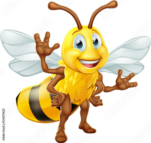 Bee Cartoon Character