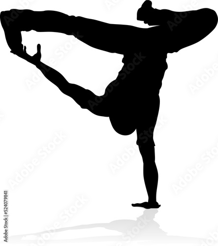 Street Dance Dancer Silhouette