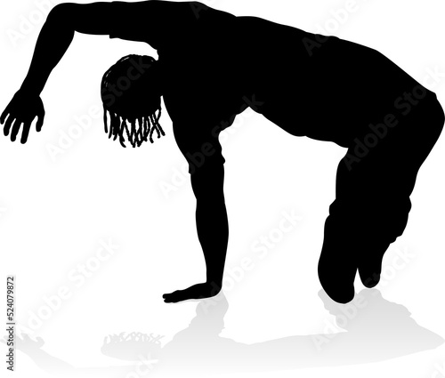 Street Dance Dancer Silhouette