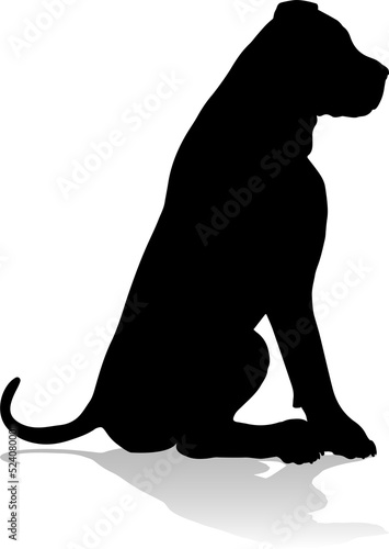 Dog Silhouette Pet Animal