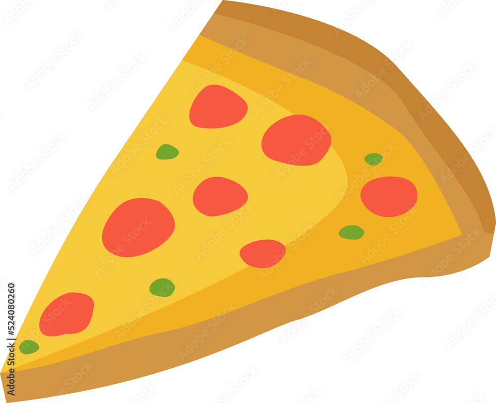 cute food of pizza on cartoon version,vector illustration cute food of pizza on cartoon version,vector illustration
