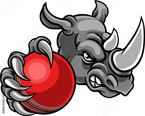 Rhino Holding Cricket Ball