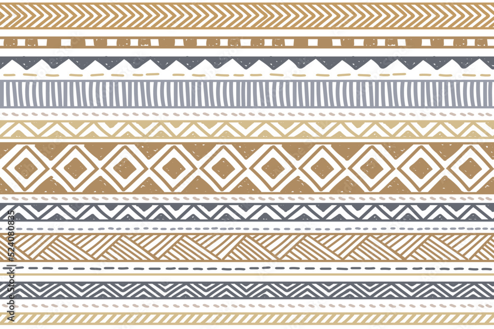 Ethnic vector seamless pattern. Tribal geometric background, boho motif, maya, aztec ornament illustration. rug textile print texture Ethnic vector seamless pattern. Tribal geometric background, boho motif, maya, aztec ornament illustration. rug textile print texture