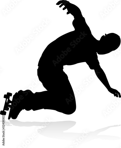 Skater Skateboarder Silhouette