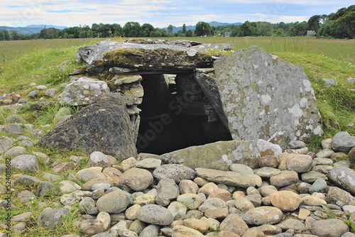 Nether Largie South Neolithic Chamber Tomb, Kilmartin Glen, Near Oban, Argyll Scotland photo
