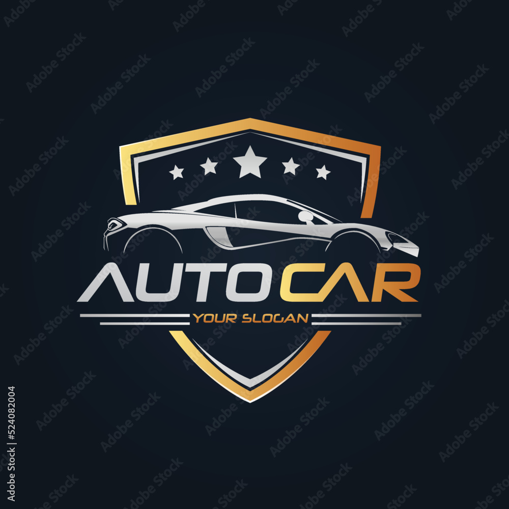 Car Garage Premium Concept Logo Design Car Garage Premium Concept Logo Design