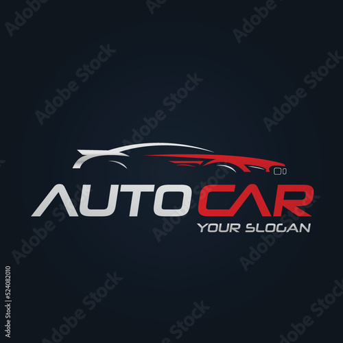 Car Garage Premium Concept Logo Design