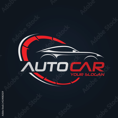 Car Garage Premium Concept Logo Design