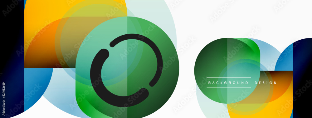 Creative geometric wallpaper. Minimal circle triangle and square line abstract background. Vector illustration for wallpaper banner background or landing page Creative geometric wallpaper. Minimal circle triangle and square line abstract background. Vector illustration for wallpaper banner background or landing page