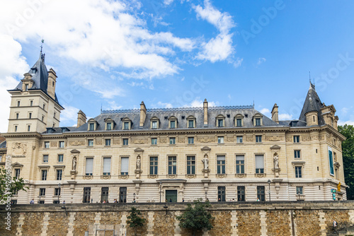 Paris Criminal Court building on the Quai des Orfevres in Paris, France