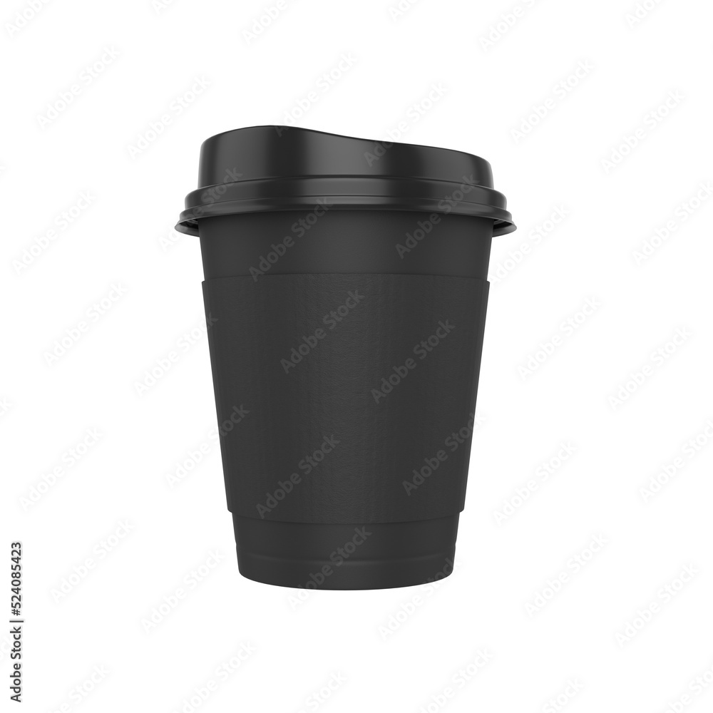 Coffee Paper Cup 3d visual illustration for branding Coffee Paper Cup 3d visual illustration for branding