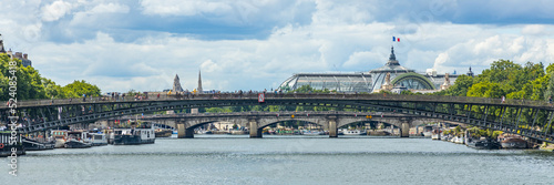 Pont de la Concorde bridge and Seine river in Paris, France photo