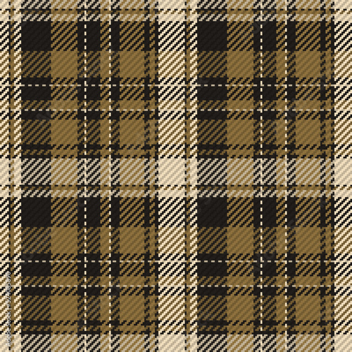 Seamless pattern of scottish tartan plaid. Repeatable background with check fabric texture. Vector backdrop striped textile print.