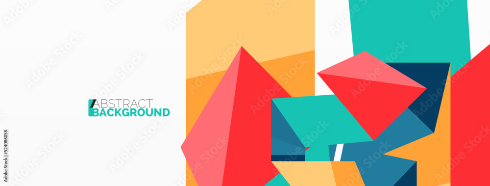 Creative geometric wallpaper. Abstract ribbon style line composition. Techno business template for wallpaper, banner, background or landing Creative geometric wallpaper. Abstract ribbon style line composition. Techno business template for wallpaper, banner, background or landing