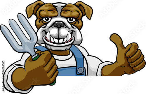 Bulldog Gardener Gardening ...