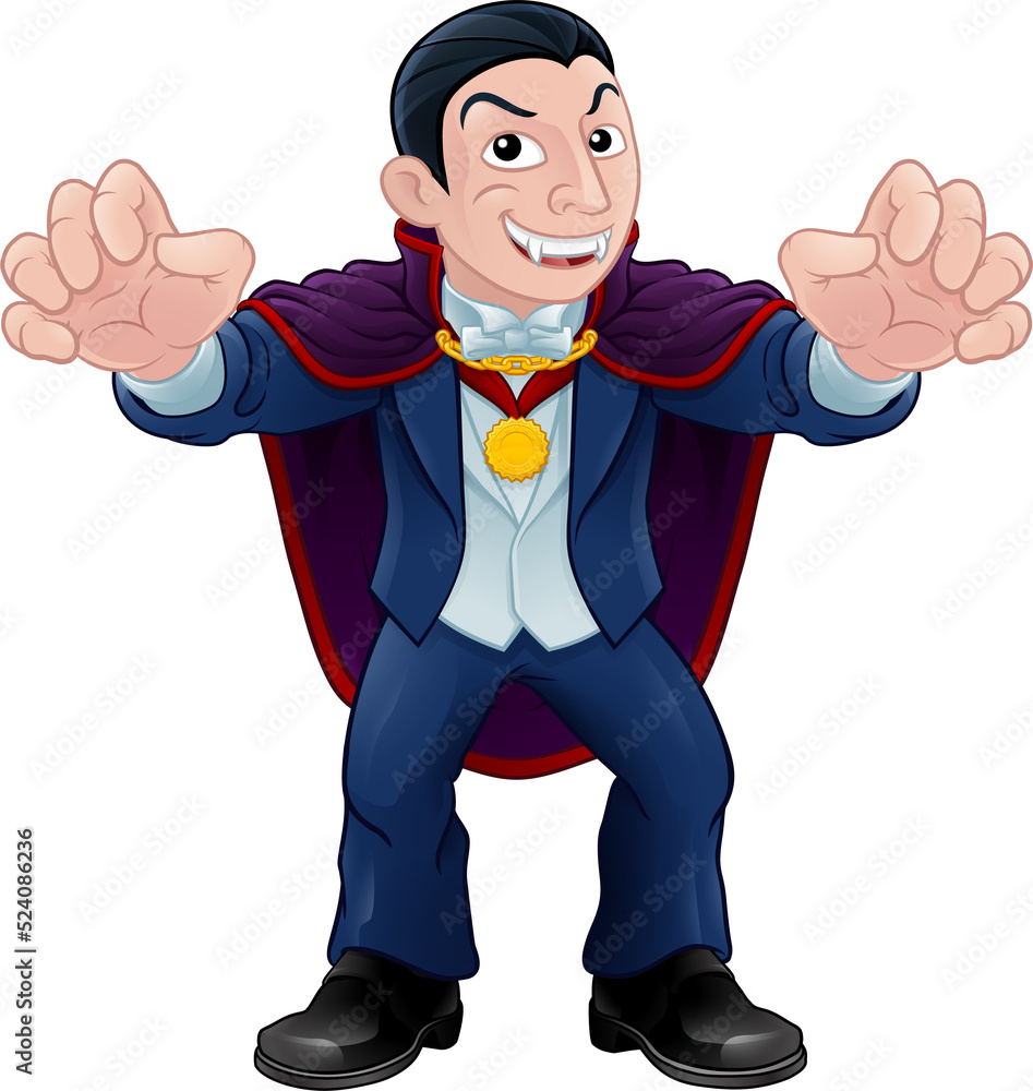 Dracula Halloween Vampire Monster Cartoon Dracula Halloween Vampire Monster Cartoon