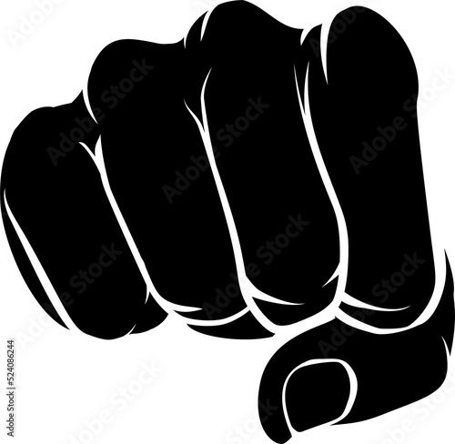 Hand Fist Punching Front Kn...