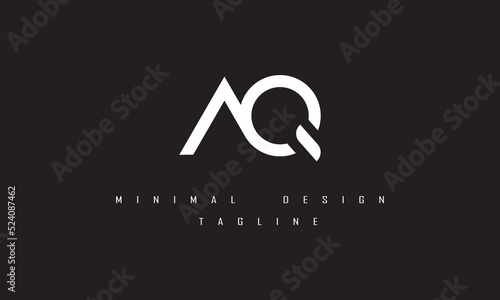 AQ or QA Minimal Logo Design 