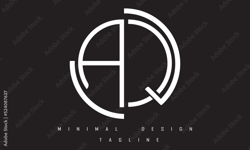 AQ or QA Minimal Logo Design AQ or QA Minimal Logo Design