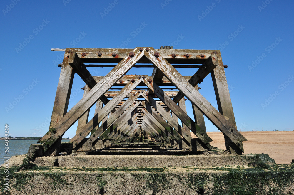 Former Jetty at landguard, Felixstowe Former Jetty at landguard, Felixstowe
