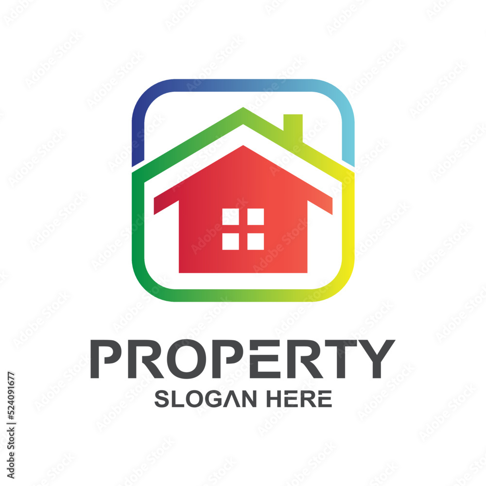 Fototapeta premium House Logo design in vector