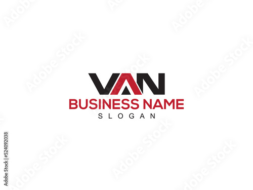 Monogram VAN Logo Icon, Unique van Logo Letter Vector Image Design For Store Or Business