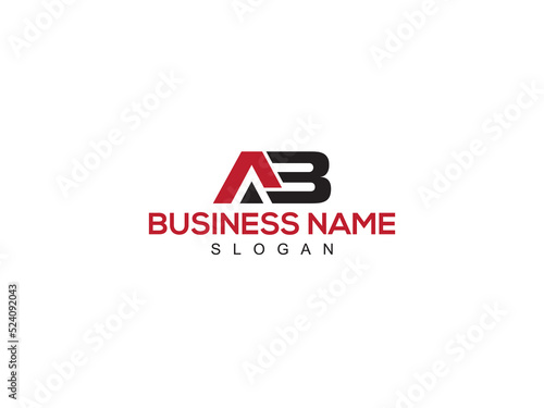 Monogram AB Logo Icon, Unique ab a b Logo Letter Vector Image Design For Store Or Business