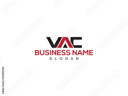 Monogram VAC Logo Icon, Unique vac Logo Letter Vector Image Design For Store Or Business photo