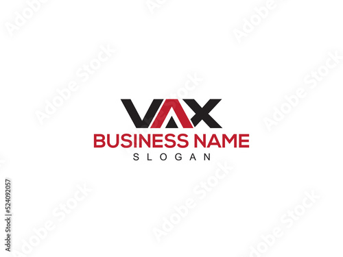 Monogram VAX Logo Icon, Unique vax Logo Letter Vector Image Design For Store Or Business