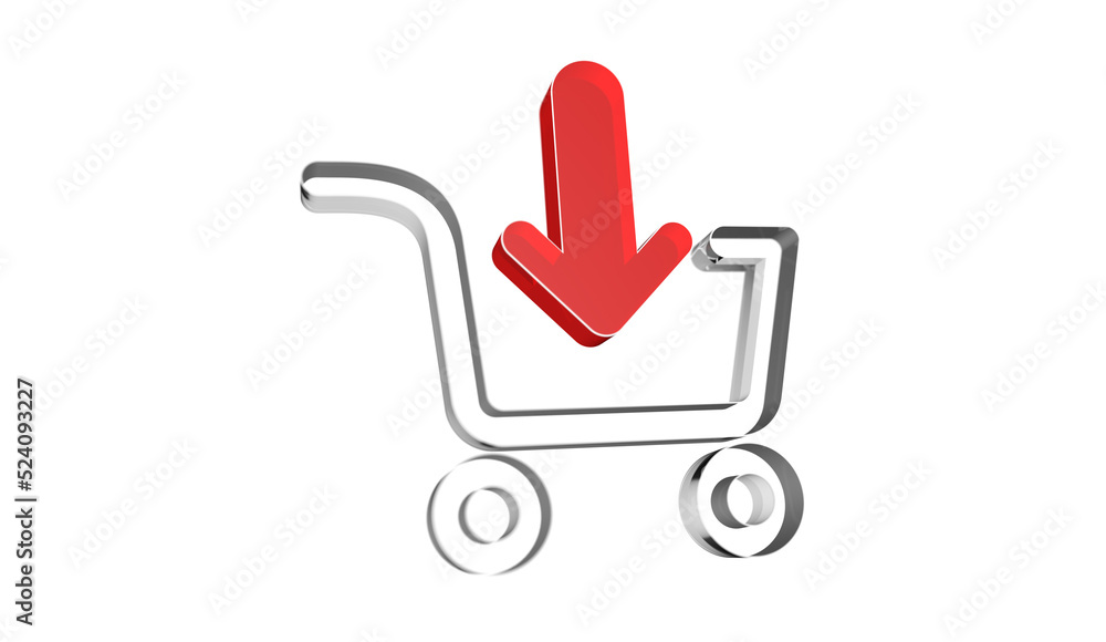 Shopping cart on digital background. Shopping cart on digital background.