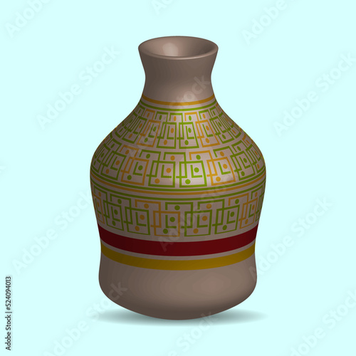 traditional pottery illustration.