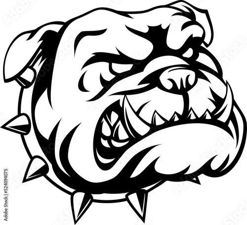 Tough Bulldog Illustration