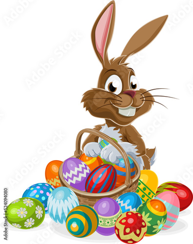 Easter Bunny with Eggs