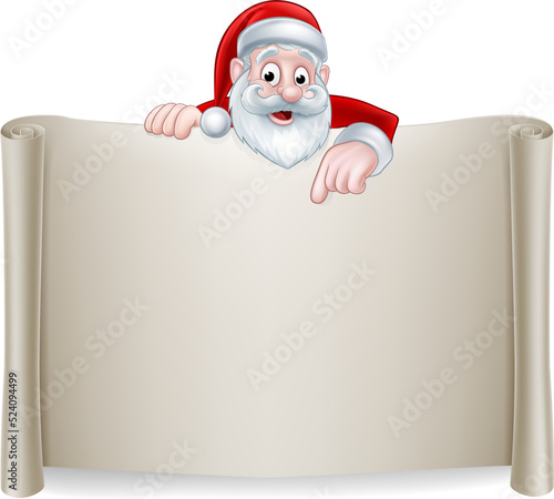 Santa Christmas Scroll Back...